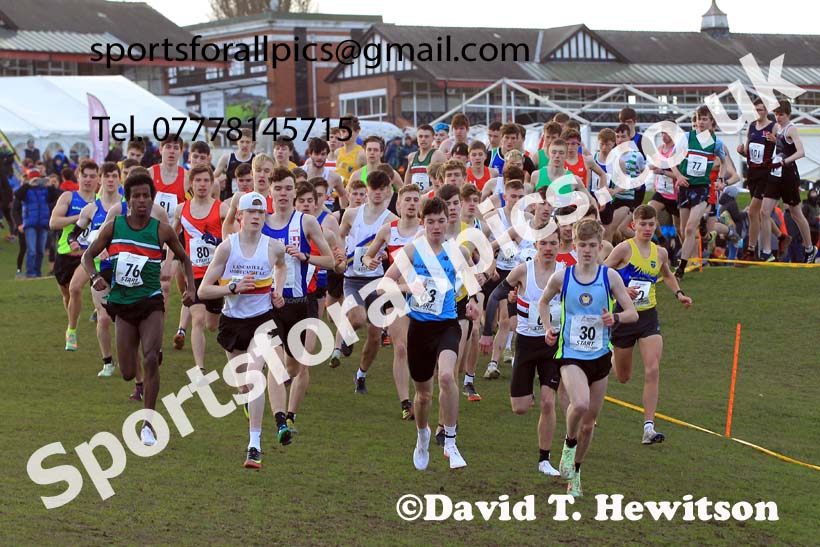 Mens under-20s 2022 Northern Cross Country Champs., Pontefract. Photo: David T. Hewitson/Sports for All Pics
